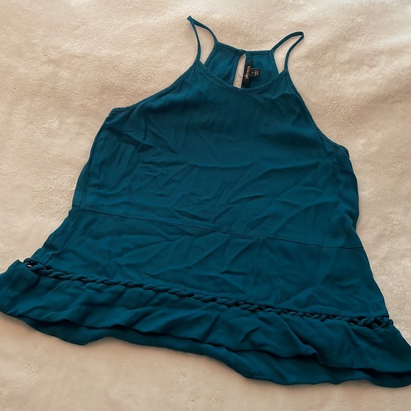Ella Moss Blue Spaghetti Strap Tank size Small - Picture 2 of 8